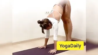 Yoga daily best pose for both hands down Naked Yoga #2