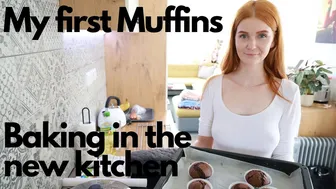 My first baking in the new kitchen - baking muffins