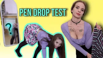 Very short skirts vs Pen drop test #1