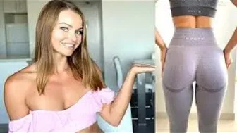 Leggings Try on Haul 2021 | Reviewing My favorite brand for naked yoga ! #1