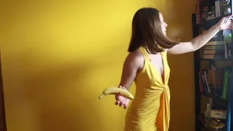 How to Hang Bananas on the Wall BTS Self-Portrait Photo Shoot