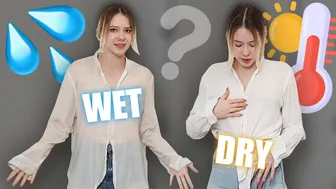 Wet Vs Dry: Which shirt absorbs more water?