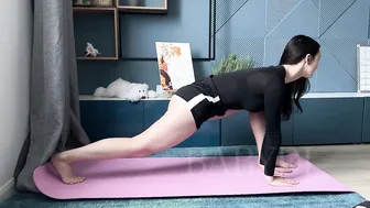 Naughty home yoga with babyDi #3