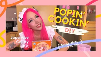 Popin’ Cookin’ I DIY Japanese candy kit EP.01 donut #1