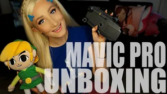 MAVIC PRO UNBOXING.. I bought it for ZELDA!!!!