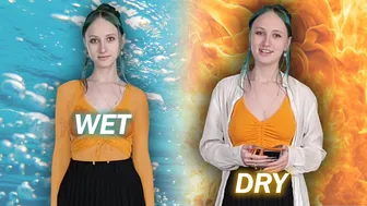 Wet vs Dry: Try on and Testing Multicolored Tops #1