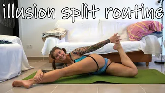 SHORT CLIPS: illusion split stretching sequence #1