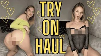 [4K] Transparent Clothing Try-on Haul With Alya | See-through clothes | Very Transparent | No Bra