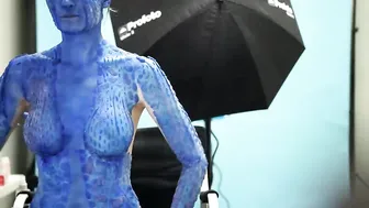 Becoming Mystique For Maxim Halloween #3