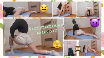 Sexy stretching exercises for the splits, buttocks, thighs and the whole body ????????????????