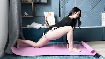 Beginners naughty home yoga with me #3