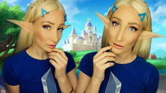 ZELDA BREATH OF THE WILD MAKEUP TEST!!!