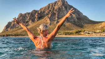 Evening Swimming | Tyrrhenian Sea | Monte Cofano @DivaAngelLife