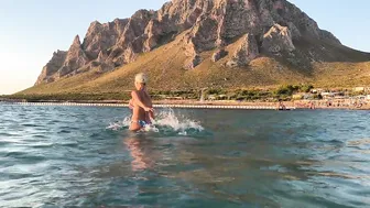 Evening Swimming | Tyrrhenian Sea | Monte Cofano @DivaAngelLife #3