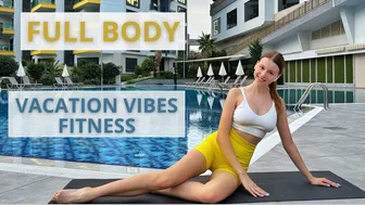 Vacation Vibes Fitness / Dive into a Full Body Workout by the Pool / Mari Kruchcova #1