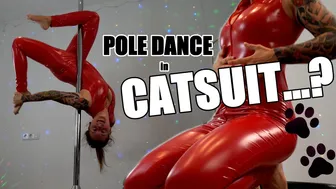 VLOG: does it work? CATSUIT for POLE DANCING put to the test! // ENGLISH #1