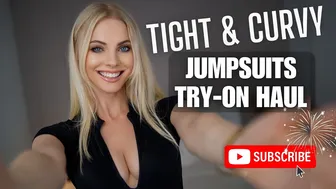 Tight-Fitting Jumpsuits Try-On Haul | Dinner-Party and Gym Approved?