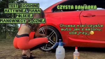 Test piany aktywnej Ecoshine i pianownicy Marolex