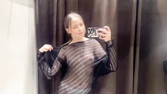 [4K] TRY ON HAUL new transparent fashion clothes with Kate #3