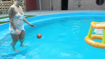 Swimming Basketball in the pool - Part 6 #3