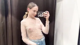 [4K] TRY ON HAUL new transparent fashion clothes with Kate 2024 #4