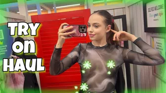 [4K] TRY ON HAUL new transparent fashion clothes with Kate 2024