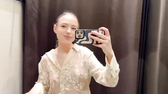 [4K] TRY ON HAUL new transparent fashion clothes with Kate 2024 shopping #2