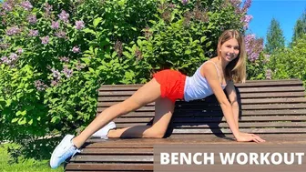 Bench workout /ABS & GLUTES /Mari Kruchkova #1