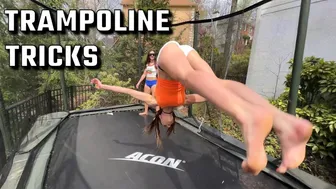 Trampoline tricks with @KaiRazy