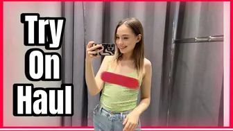 [4K] TRY ON HAUL new transparent fashion clothes with Kate 2024