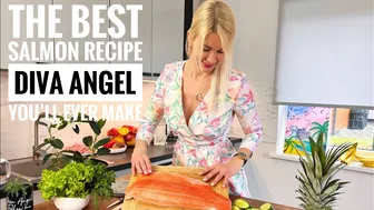 Diva Angel | Baked Salmon | How To Make Healthy Easy | Delicious Fish recipe @DivaAngelLife