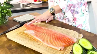 Diva Angel | Baked Salmon | How To Make Healthy Easy | Delicious Fish recipe @DivaAngelLife #2