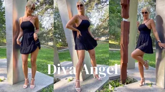 Black Mini Dress Outfit @DivaAngelLife #1