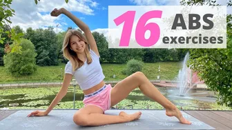 Outdoor ABS workout by Mari Kruchkova / 16 exercises