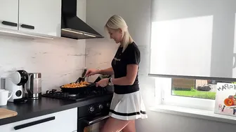 Golden Chanterelle Mushrooms Cooking #3