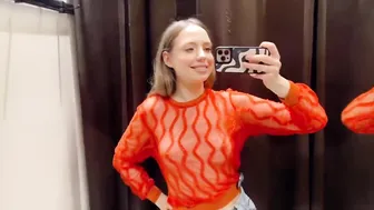 [4K] TRY ON HAUL new transparent fashion clothes with Kate #3