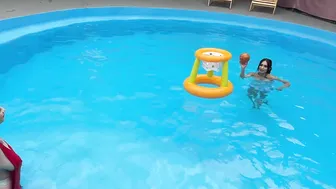 Swimming Basketball in the pool - Part 5 #3