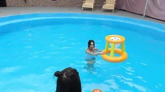 Swimming Basketball in the pool - Part 5 #4