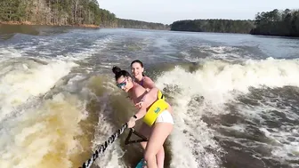 Wake Surfing with Bailey and @KaiRazy #4