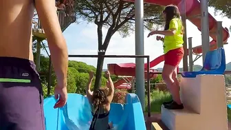 Splashing Fun At The Water Park Spain Lloret De Mar #3