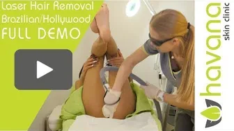 Laser Hair Removal Brazilian Full Demo training