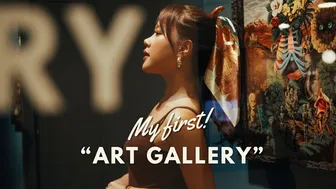 My First Time Art Gallery with Danie ♥️♥️ #Vlog #ModelFilm #1