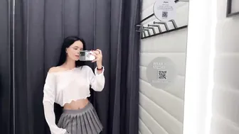 [4K] Transparent Outfits In Dressing Room | TRY ON HAUL shopping with Karina #4