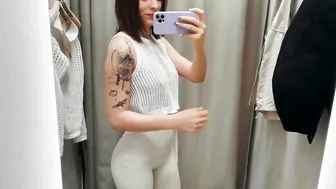 See Through Try on Haul [4K] Prepearing to the Fall #2