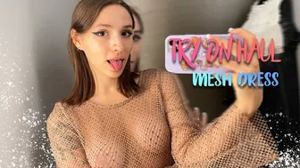 Transparent Dress [4K] Try on Haul with Ruby #1