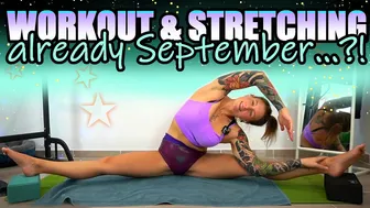 WORKOUT & STRETCHING SESSION: already September...?! ♥️♥️ | Strength, Flexibility & Mobility #1