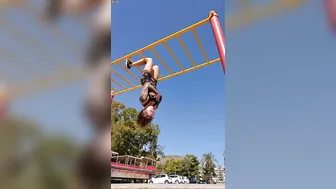 OUTDOOR FUN: working out at a calisthenics park ♥️♥️ #2