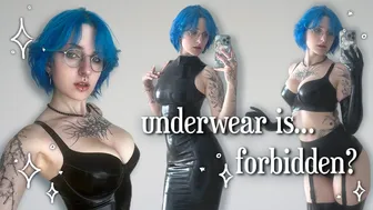 so tight you can see evERYTHING | latex try on w/ lyra #1