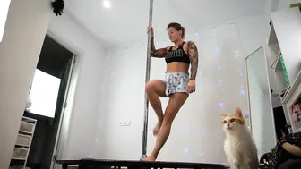 11 min POLE DANCE conditioning // pole fit workout // ENGLISH #3