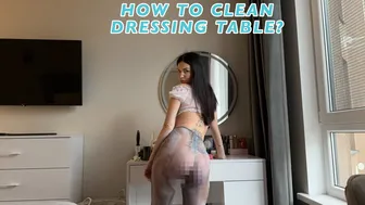 [4K USA] Transparent How to clean dressing table? | Get reedy with me 2024 #1